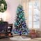 6.5ft. Pre-Lit Alexa Enabled Mountain Fir Artificial Christmas Tree, Multicolor LED Lights